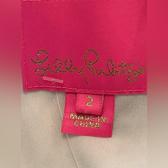 Lilly Pulitzer Marli Postcards From Positano Engineered Stretch Crepe Dress Sz 2 - Picture 15 of 16